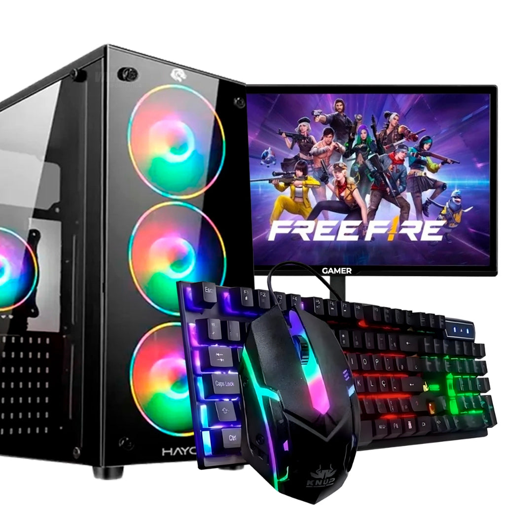 CPU GAMER COMPLETA RYZEN 3 3200G + 32GB + 480GB + RX 580 8GB +