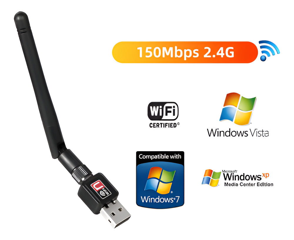 Adaptador Receptor Antena Wifi Usb 2.4g 1200mbps Wireless Veloz