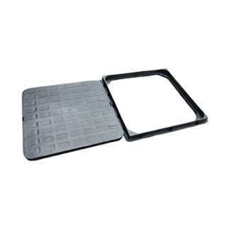 Tampa De Esgoto Pvc 60x60cm Bueiro Caixa Passagem Quadrada Bloqueia Odor