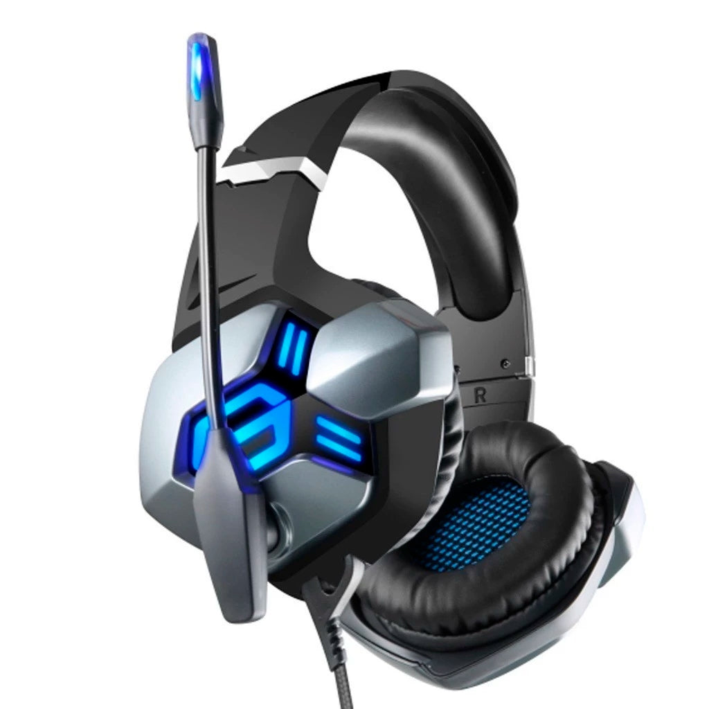 Headset Gamer Para Pc/ps4/xbox Cor Vermelho Cor Da Luz Azul / Vermelho