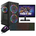 Computador PC Gamer Branco Intel Core i5 3.4Ghz Placa GeForce 2GB 16GB RAM / SSD 480 / Monitor 19