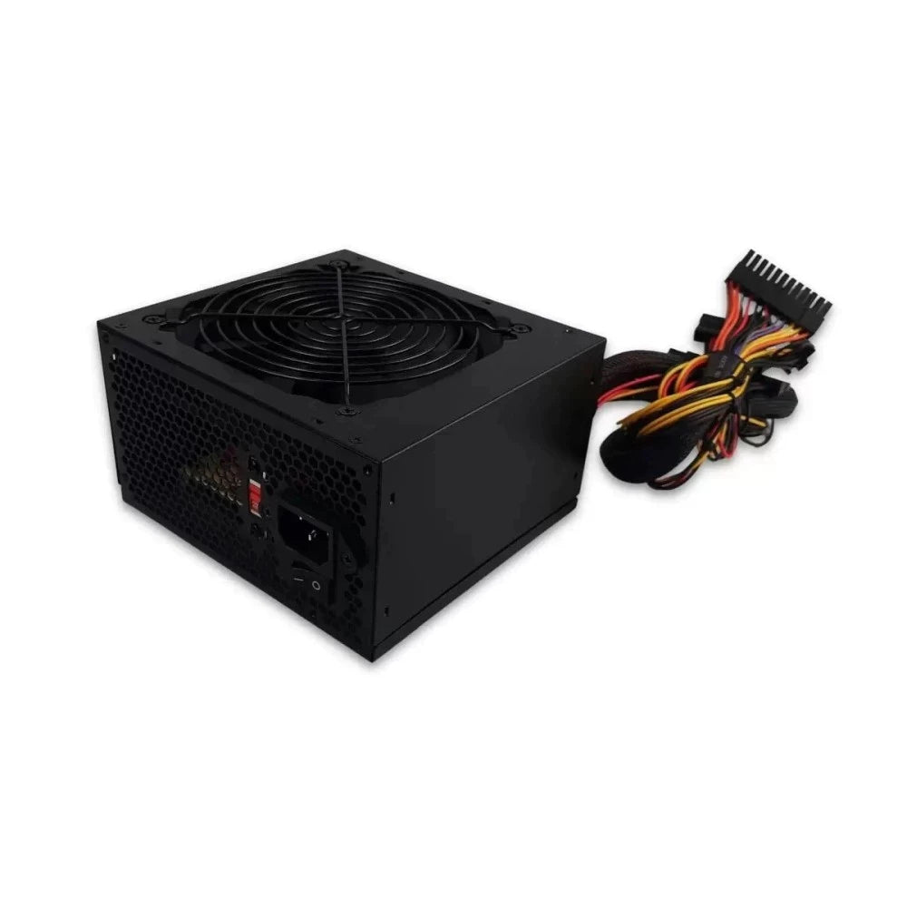 Fonte 500W REAL +, 500w, ATX 24P PCI-E SATA Cor Preto Bivolt Manual 110V/220V