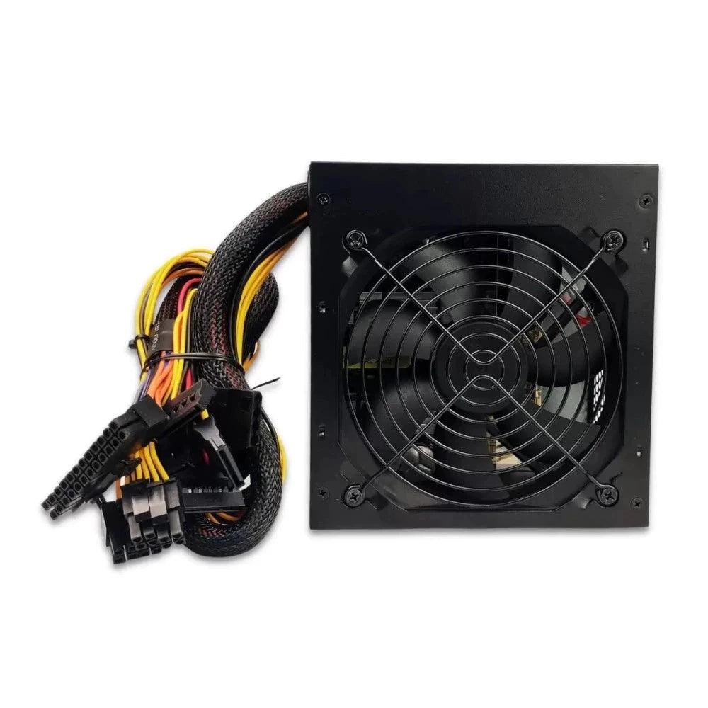 Fonte 500W REAL +, 500w, ATX 24P PCI-E SATA Cor Preto Bivolt Manual 110V/220V