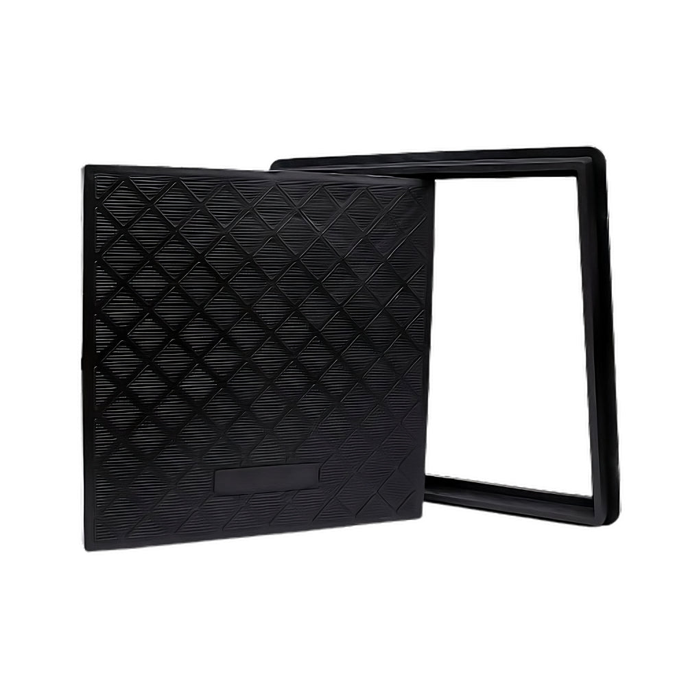 Tampa De Esgoto Pvc 60x60cm Bueiro Caixa Passagem Quadrada Bloqueia Odor